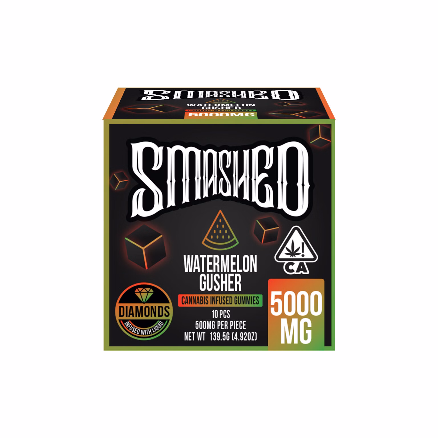 Buy Smashed Liquid Diamond Infused Gummies 5000 MG