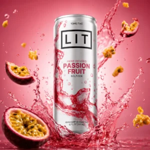10mg Passion Fruit Seltzer 12oz 4-pack
