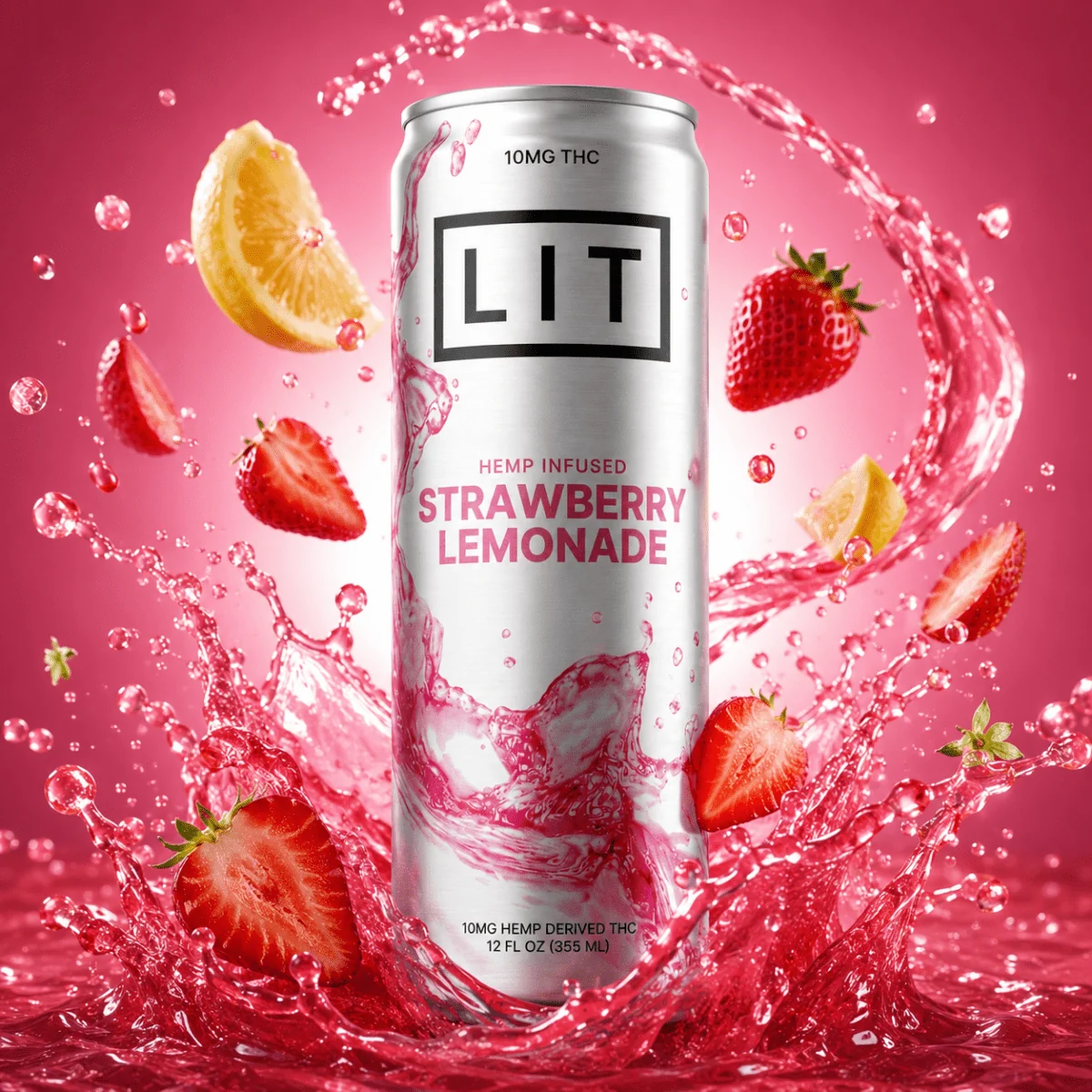 10mg Strawberry Lemonade 12oz 4-pack